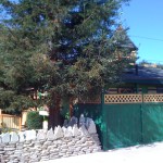 stone wall at moose lodge